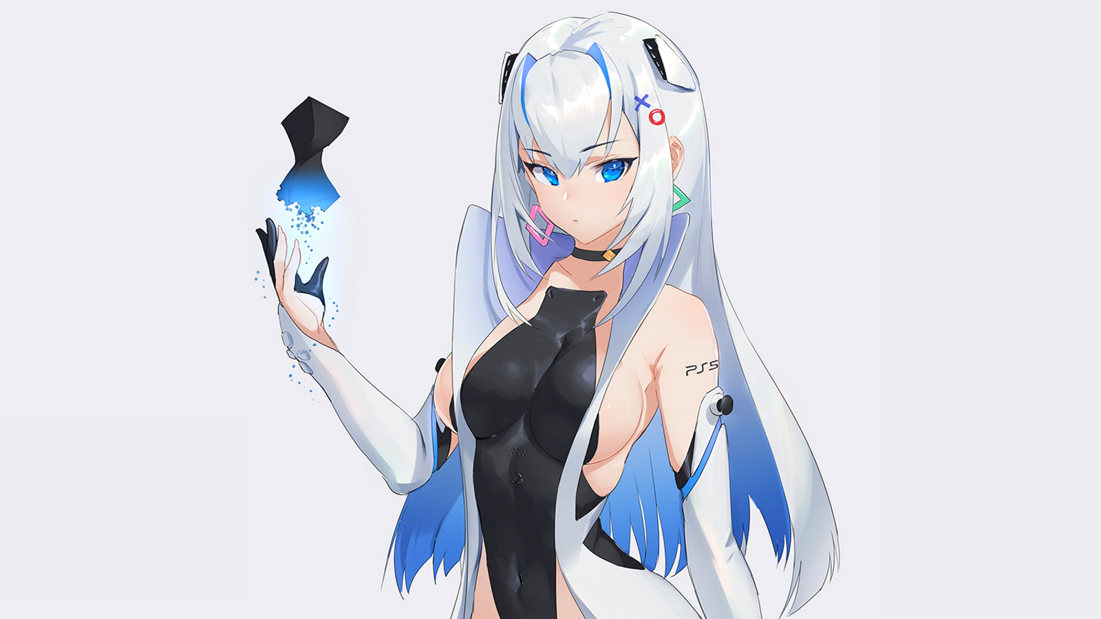 PS5-chan Meme Template