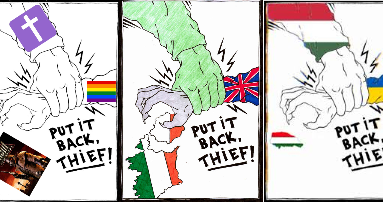 Put It Back, Thief! Meme Template