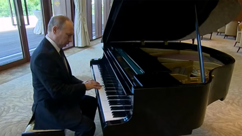 Putin Plays Piano