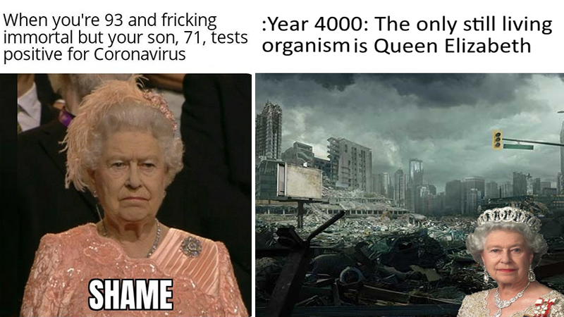 Queen Elizabeth Is Immortal Meme Template