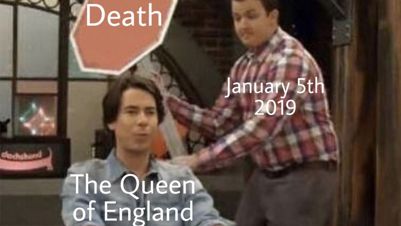 Queen of England Death Predictions Meme Template