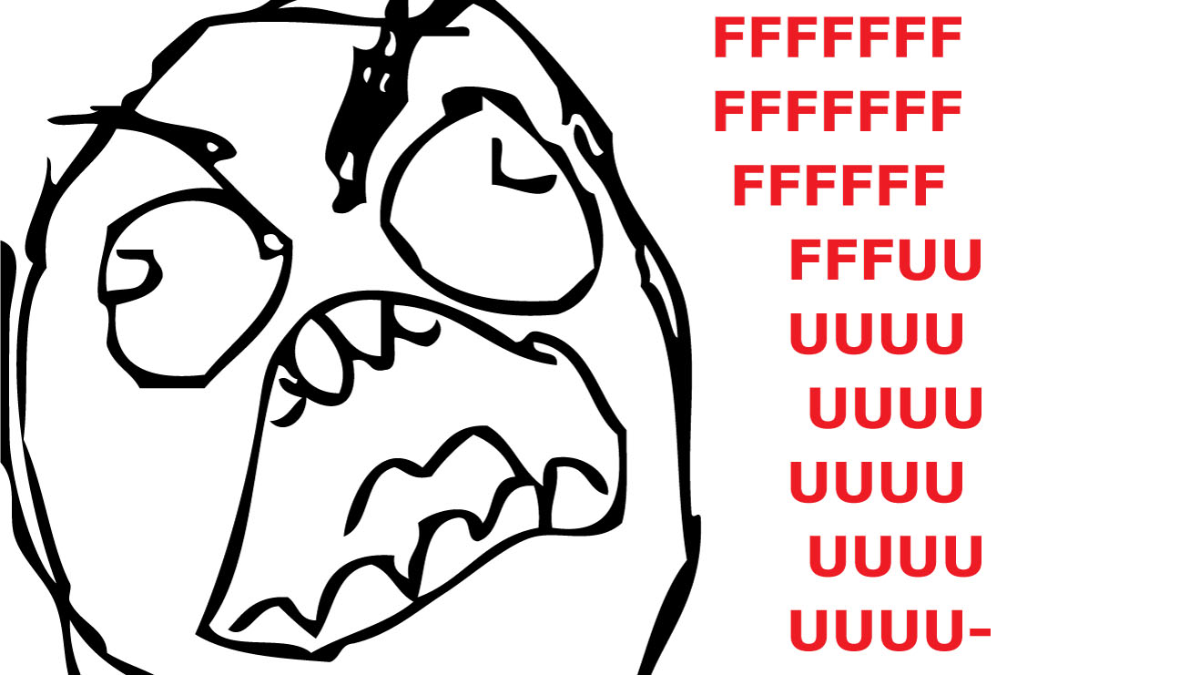 Rage Guy (FFFFFUUUUUUUU-) Meme Template