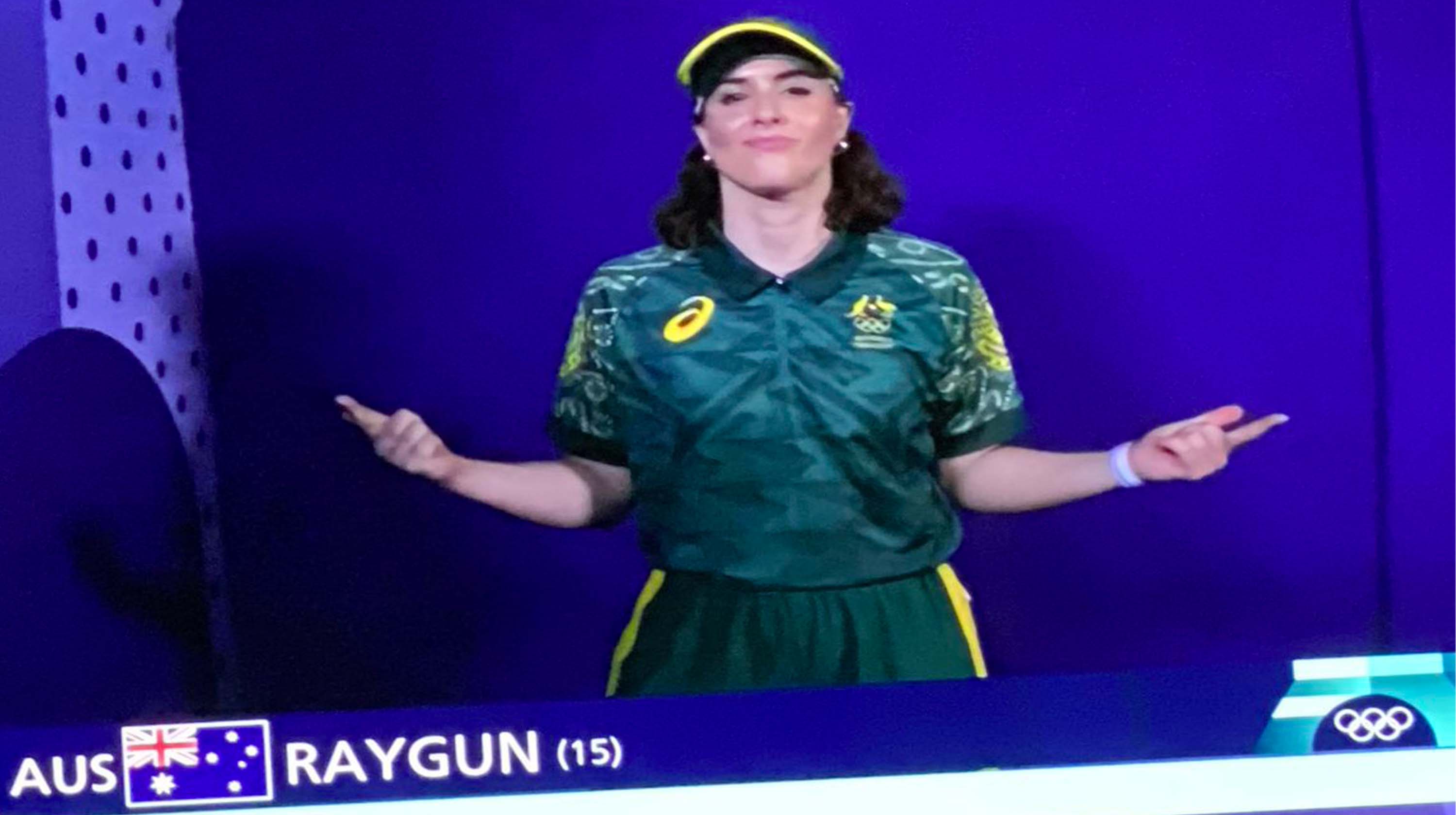 Raygun the Australian Olympic Breakdancer
