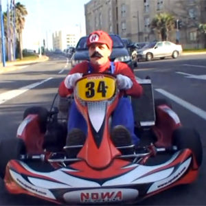 Real Life Mario Kart Meme Template