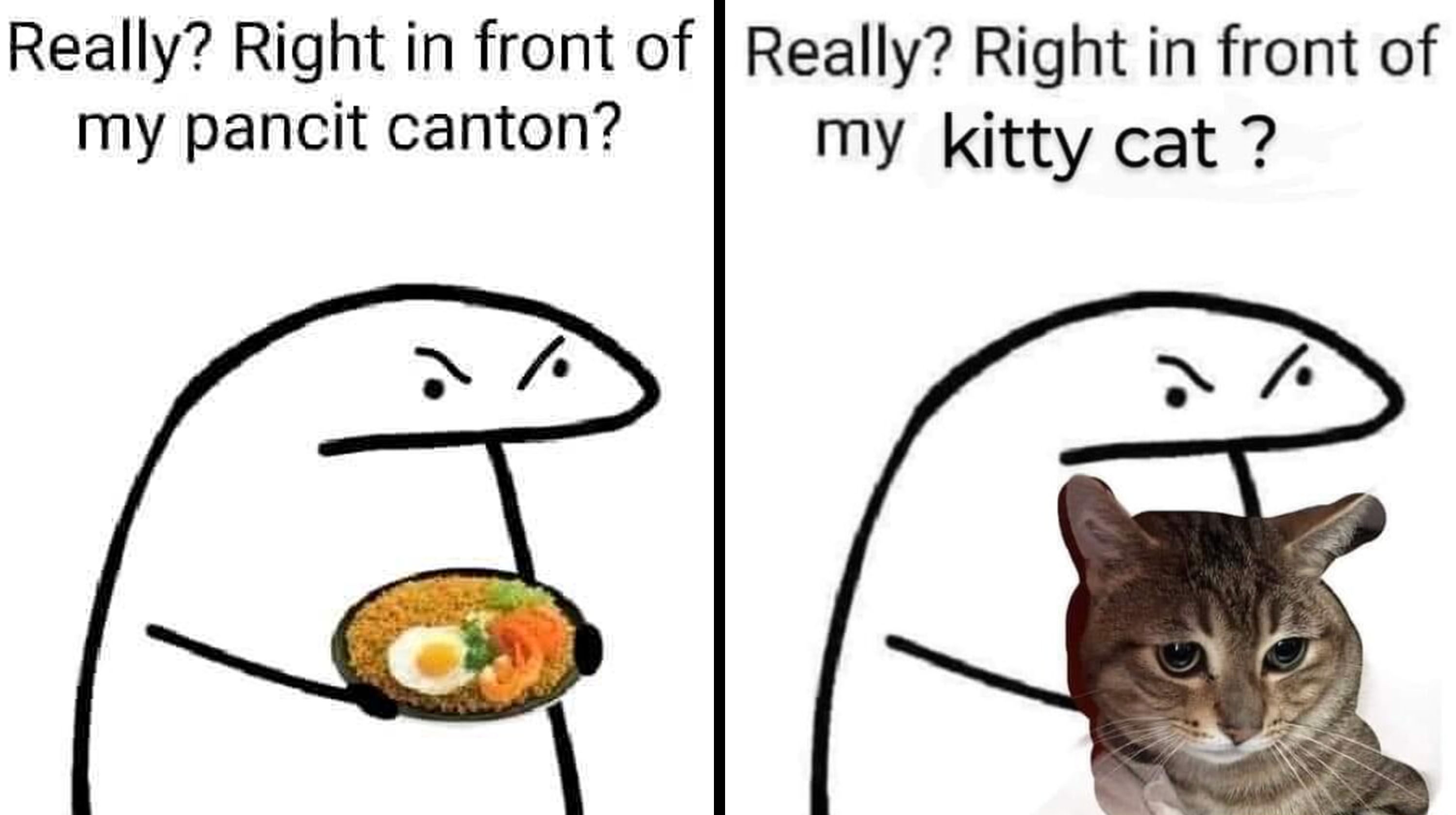 Really? Right In Front Of My X? Meme Template