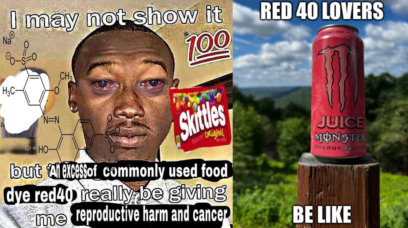 Red 40 Food Dye Meme Template