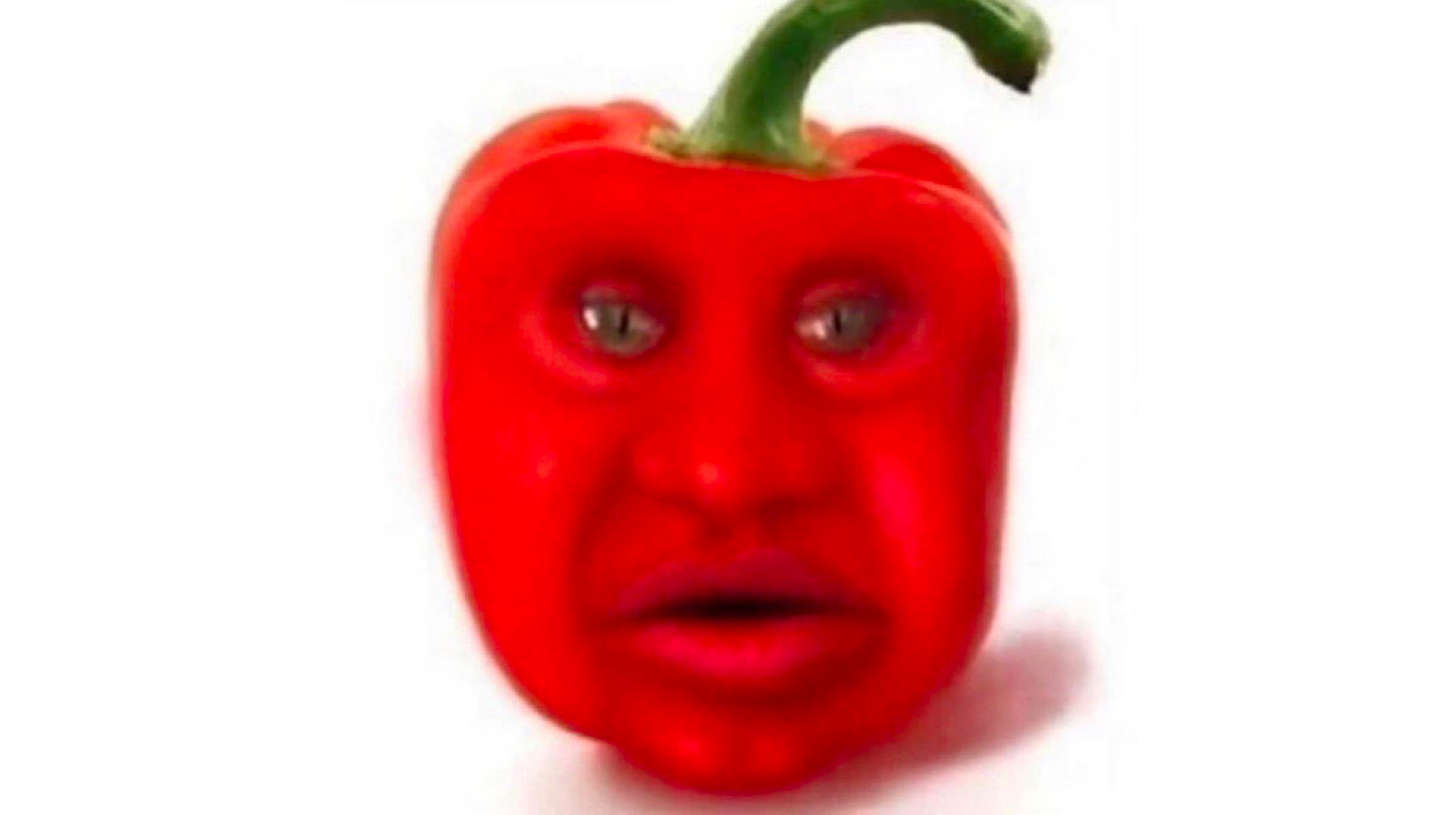 Red Pepper With Face / Peppa Mane