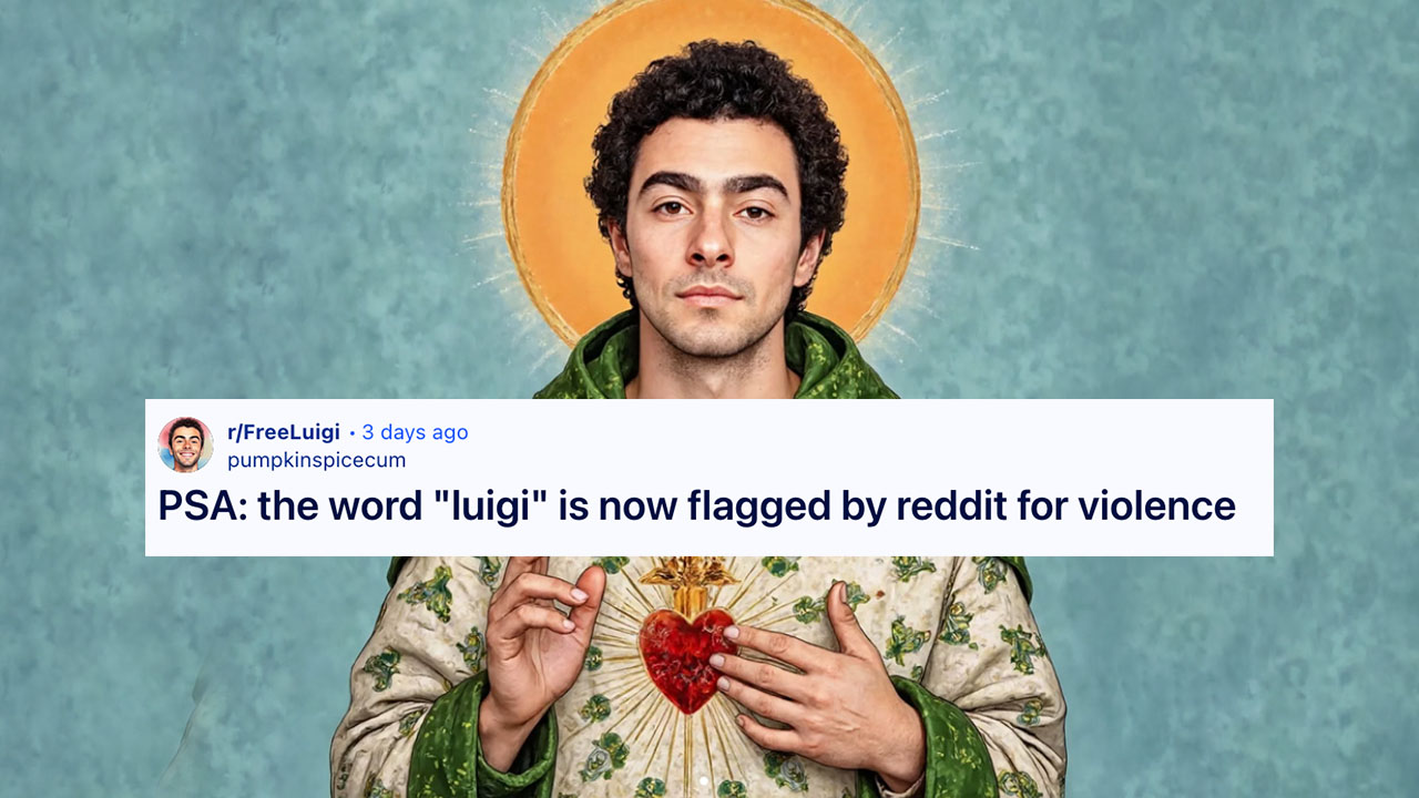 Reddit's "Luigi" Ban Meme Template