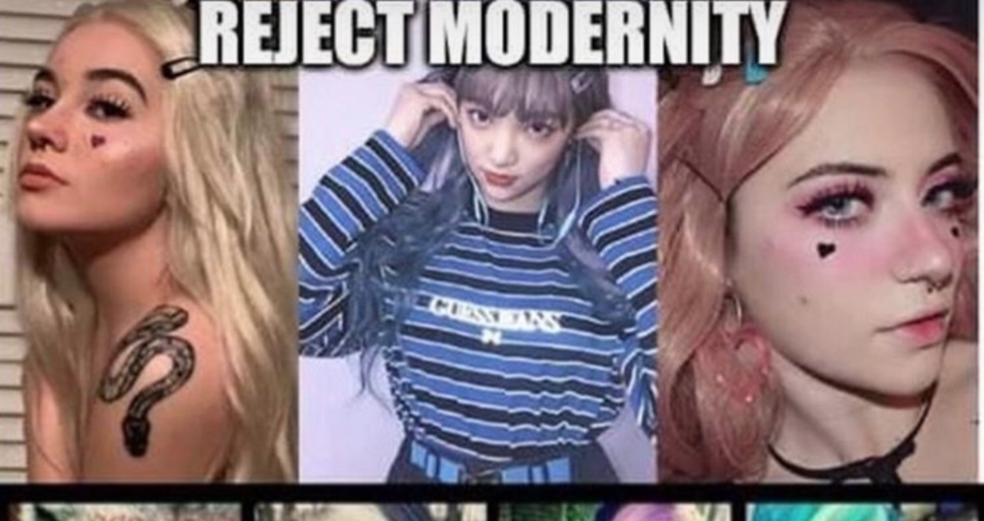 Reject Modernity, Embrace Tradition Meme Template