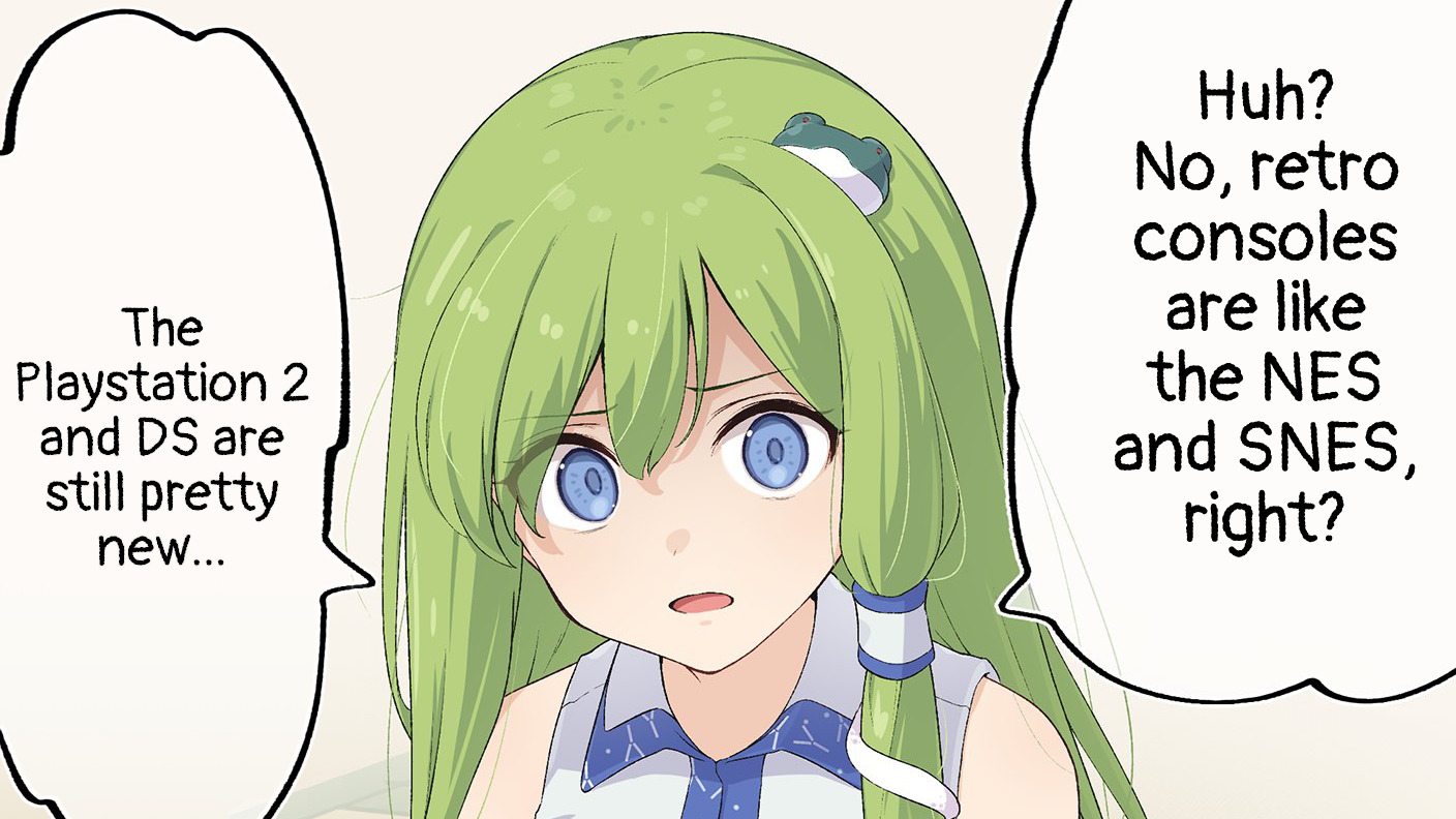 Retro Games Sanae / Boomer Sanae Meme Template