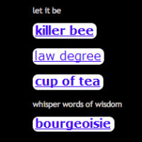 RhymeZone Song Lyrics