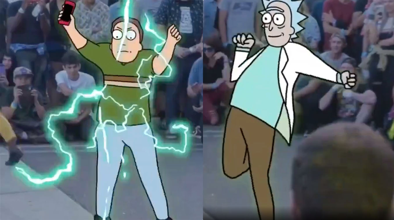 Rick And Jerry Rotoscope Dance