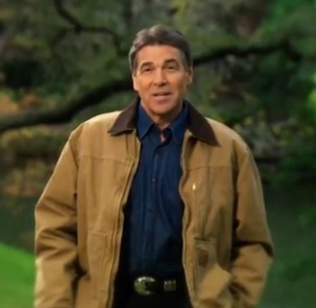 Rick Perry's "Strong" Ad Meme Template