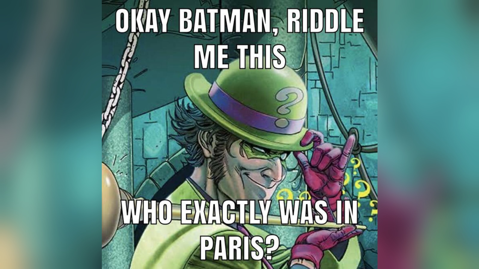 Riddle Me This, Batman