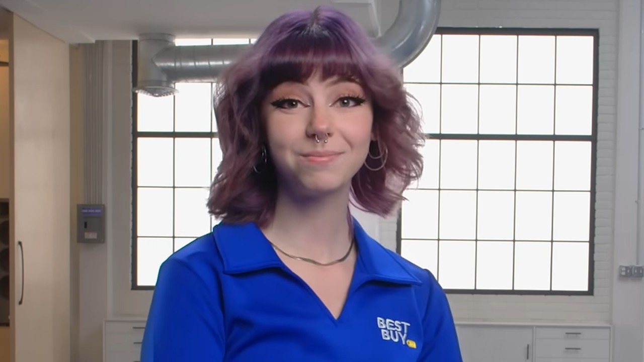 Rilie Huntley / Best Buy Girl Meme Template