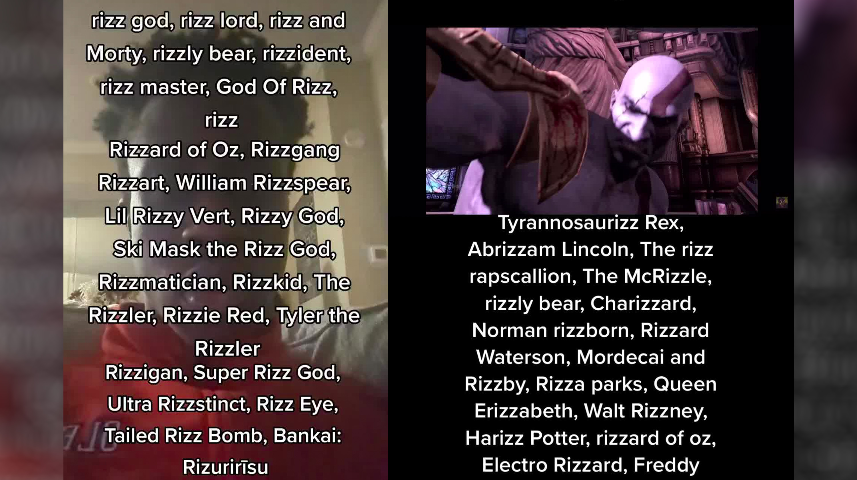 Rizz God / Rizz Nicknames