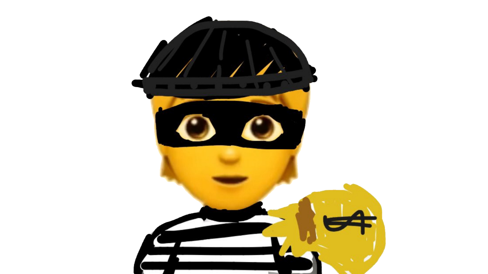 Robber Emoji Meme Template