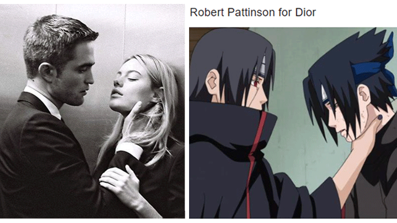 Robert Pattinson for Dior Meme Template
