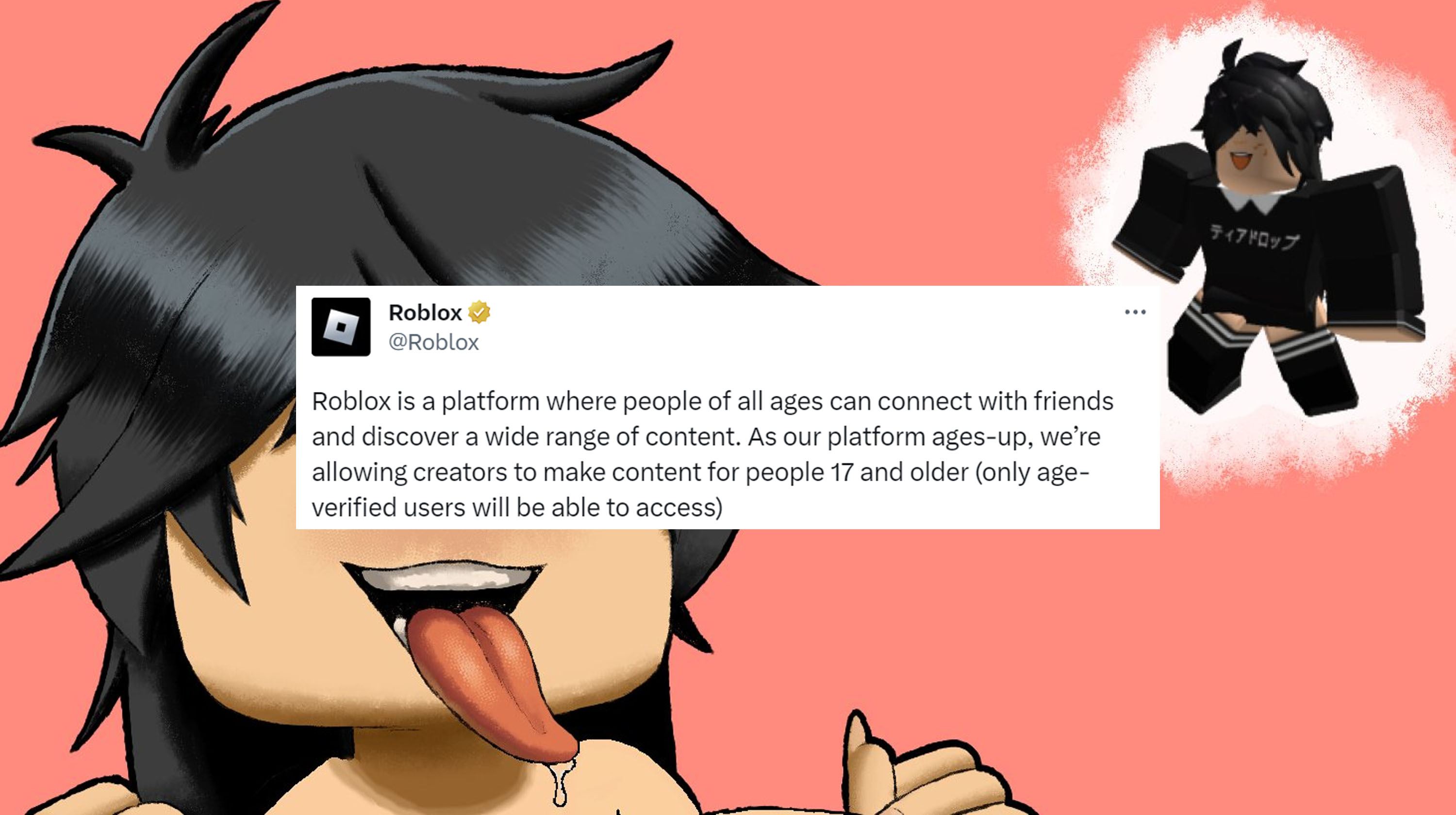 Roblox Mature Content Update Meme Template