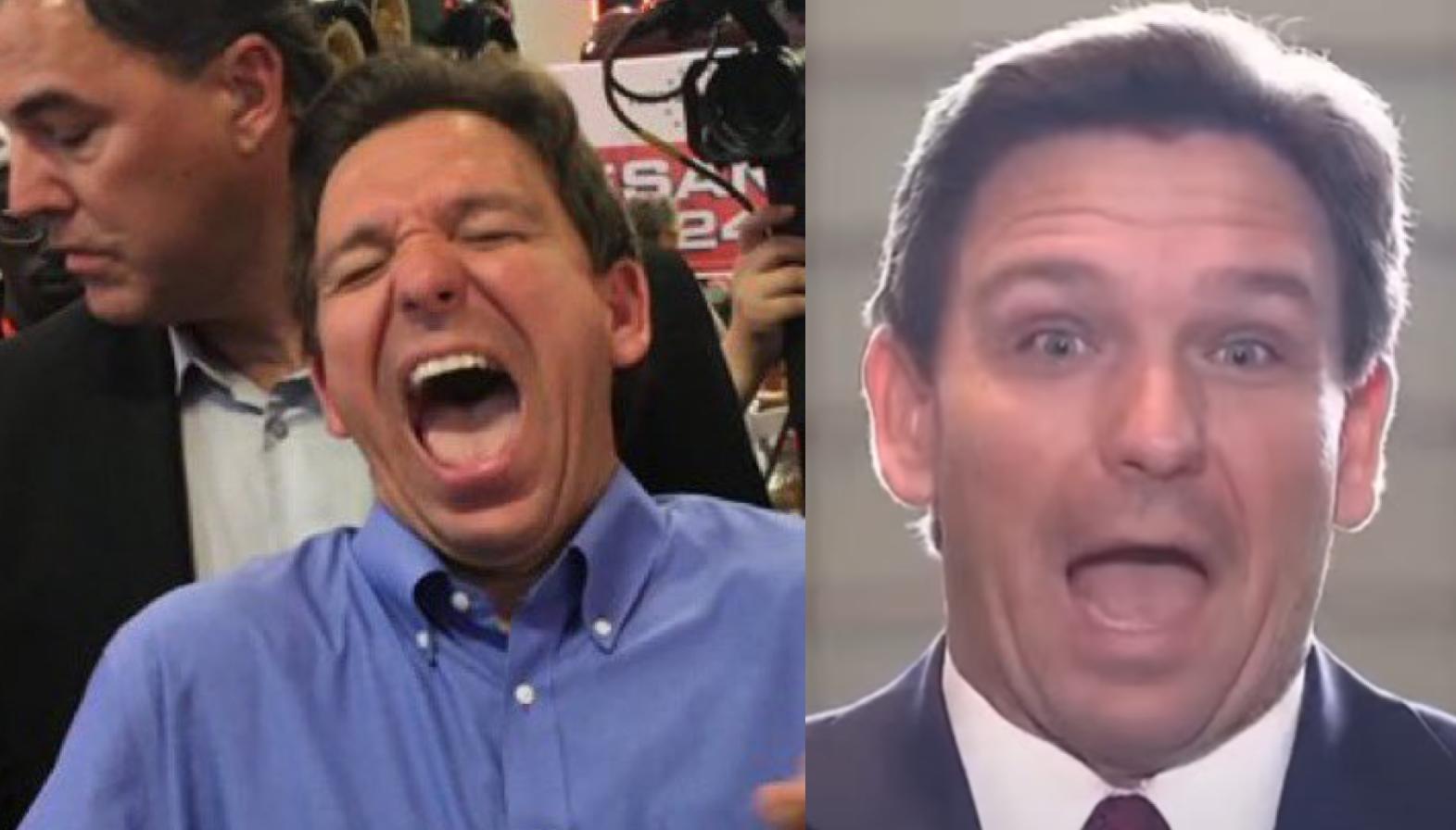 Ron DeSantis' Face Meme Template
