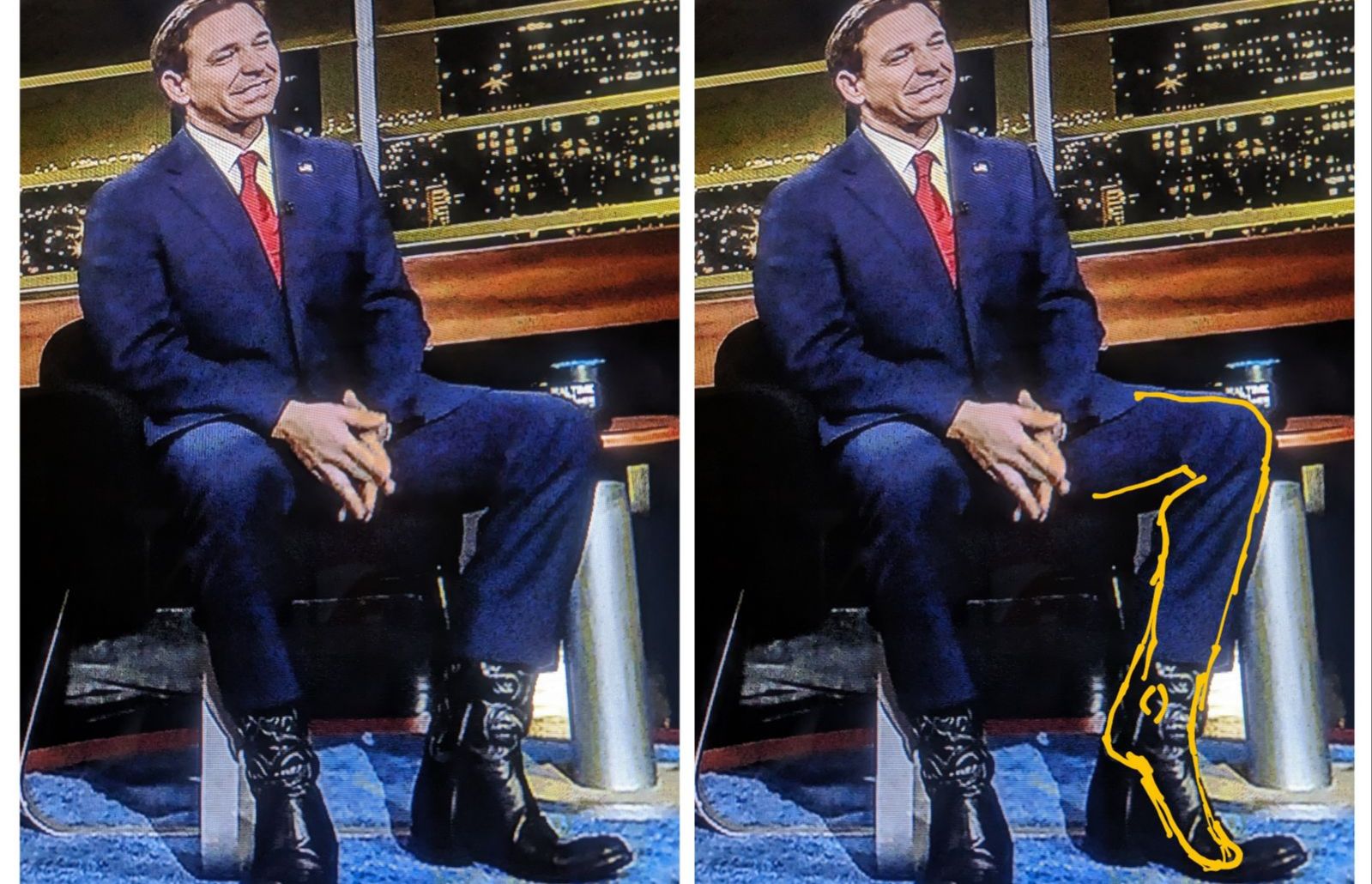 Ron DeSantis High Heels Conspiracy Theory