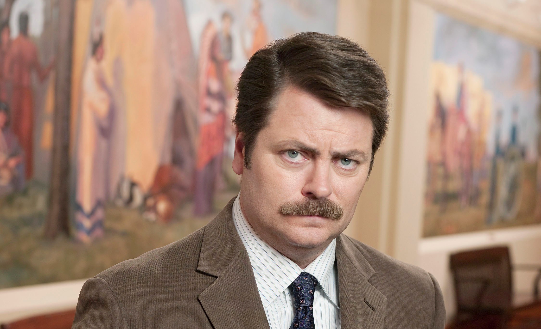 Ron Swanson Meme Template