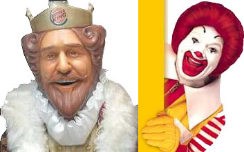 Ronald McDonald VS The Burger King