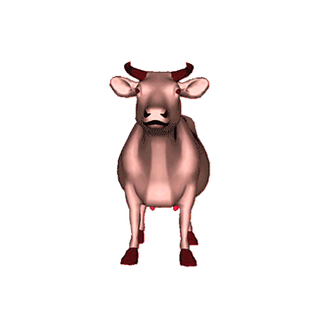 Rotating a Cow in Mind Meme Template