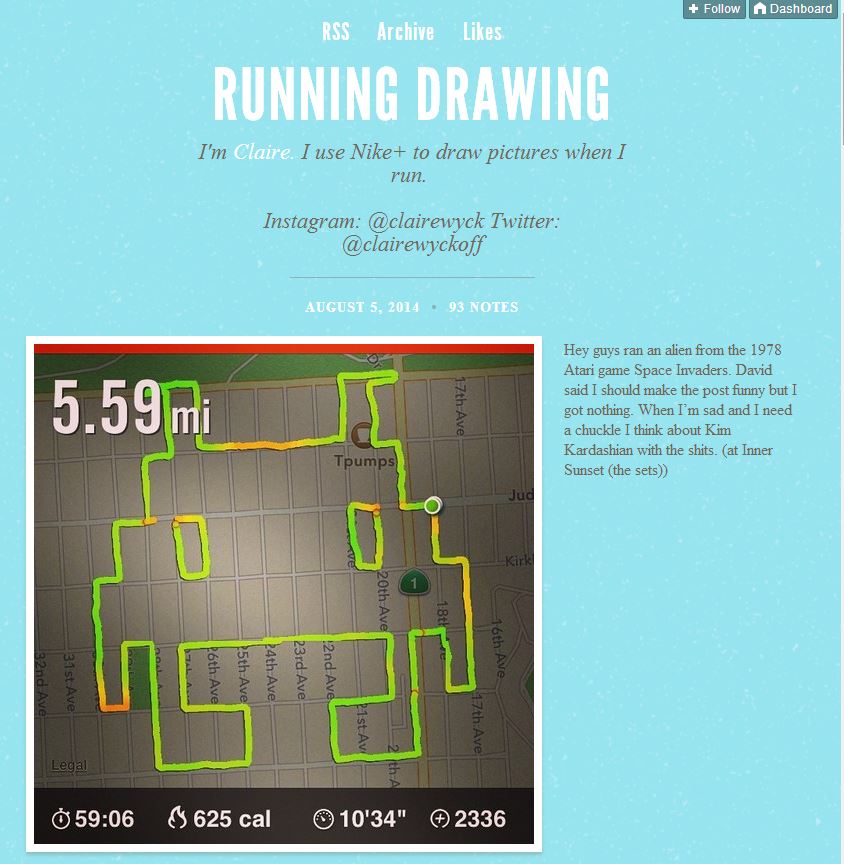 Running Drawing