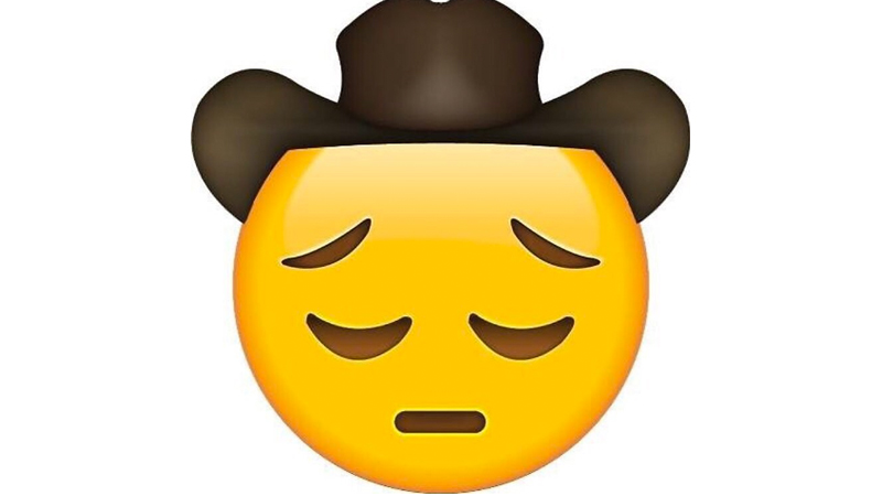 Sad Cowboy Emoji