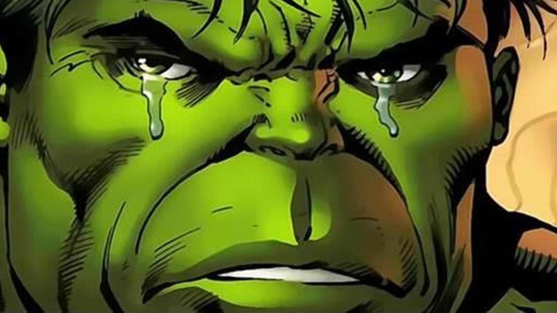 Sad Hulk / The Hulk Crying