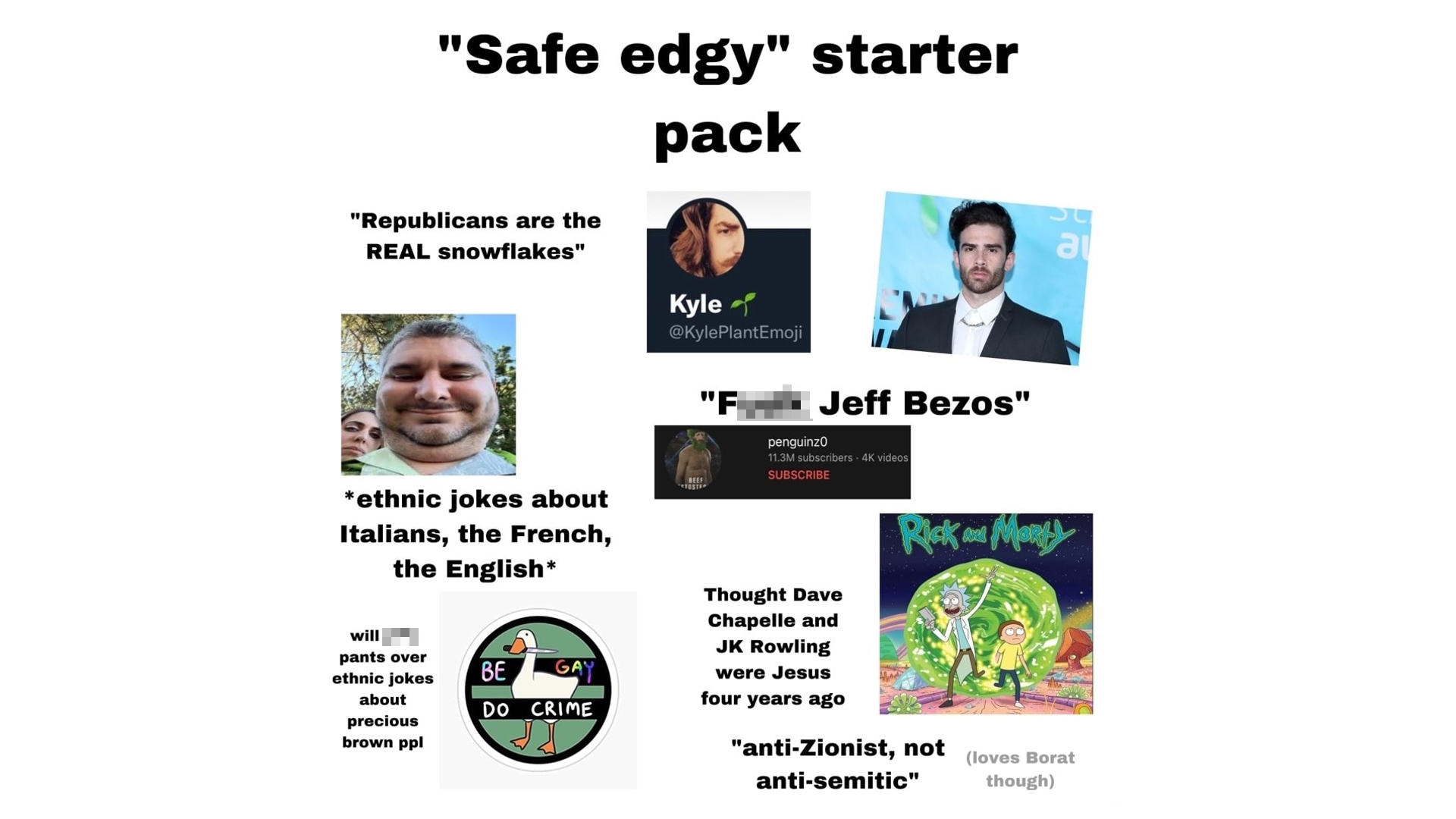 Safe Edgy Meme Template