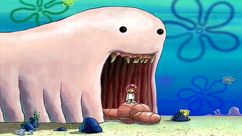Sandy VS Alaskan Bull Worm Meme Template
