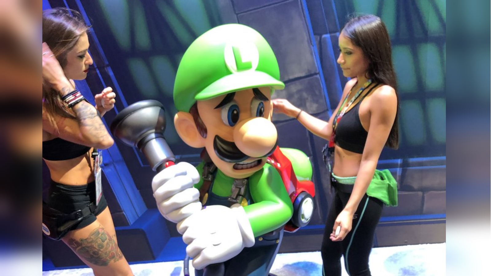 Scared Luigi