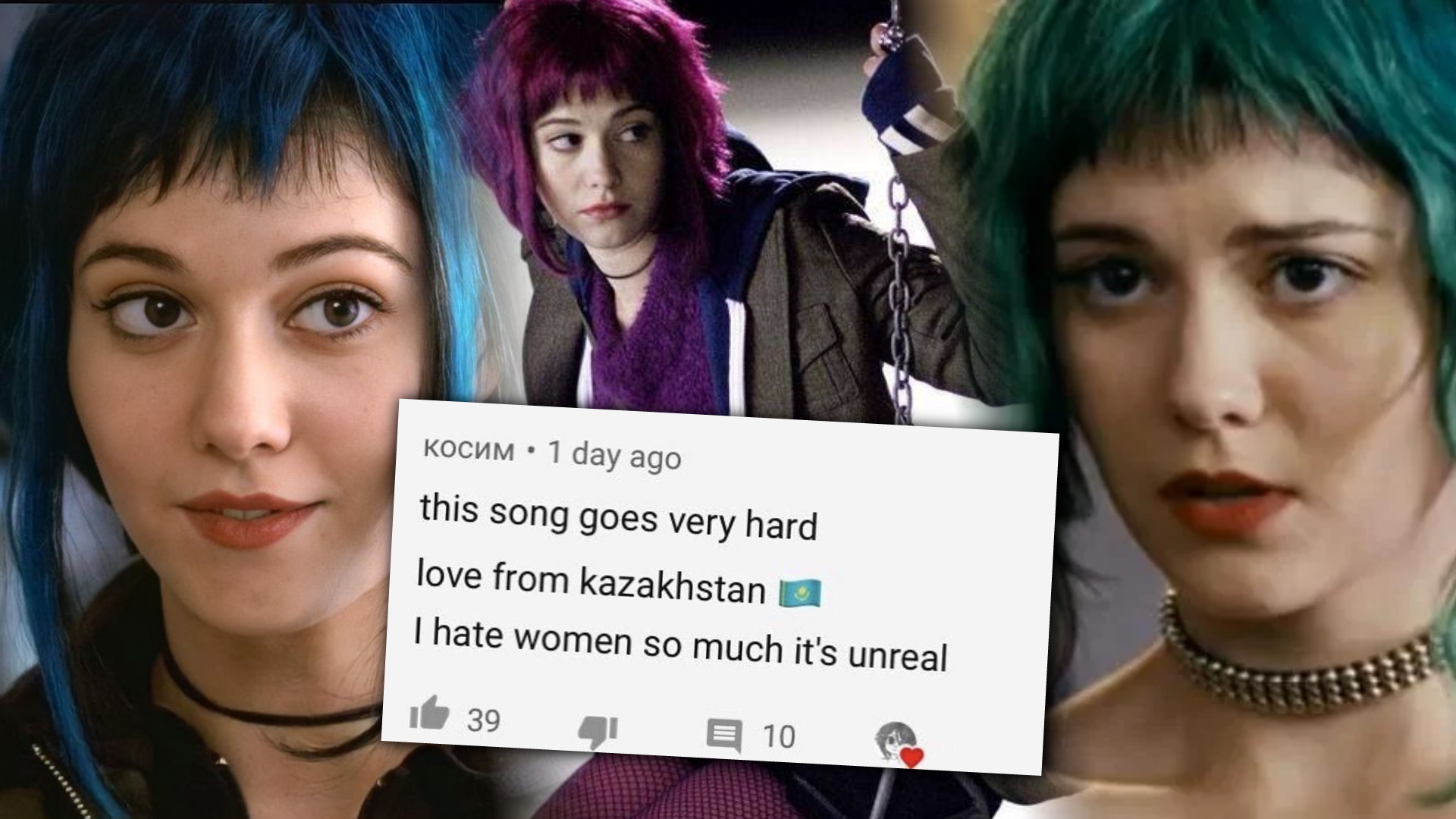 Scott Pilgrim vs. the World Ruined a Whole Generation of Women Meme Template