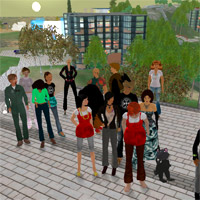 Second Life Meme Template