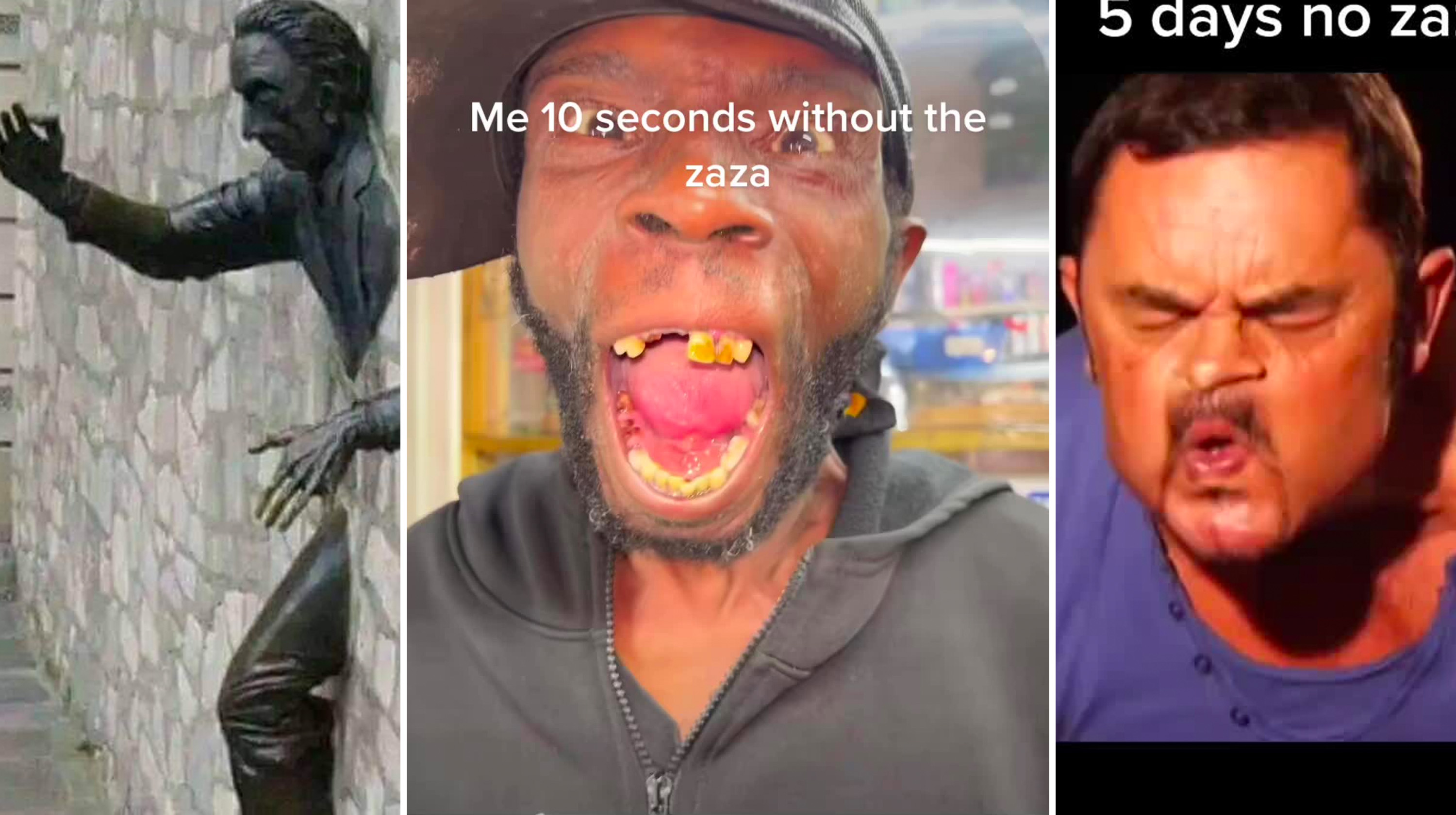 Seconds Without Zaza / Minutes Without Zaza / Days Without Zaza Meme Template