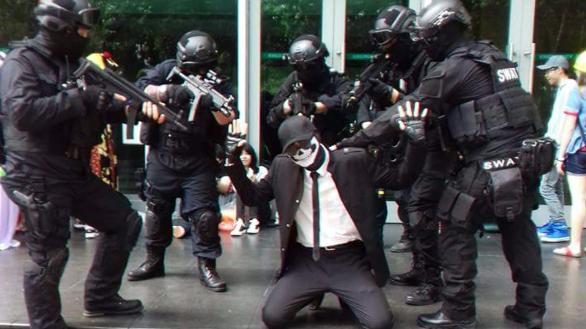 Shadman Arrested For Assault Meme Template