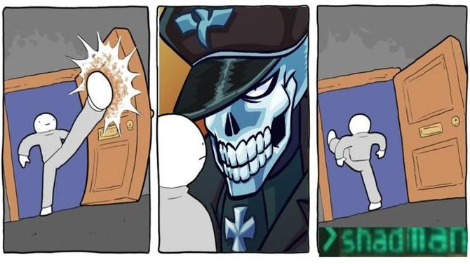 >Shadman Meme Template