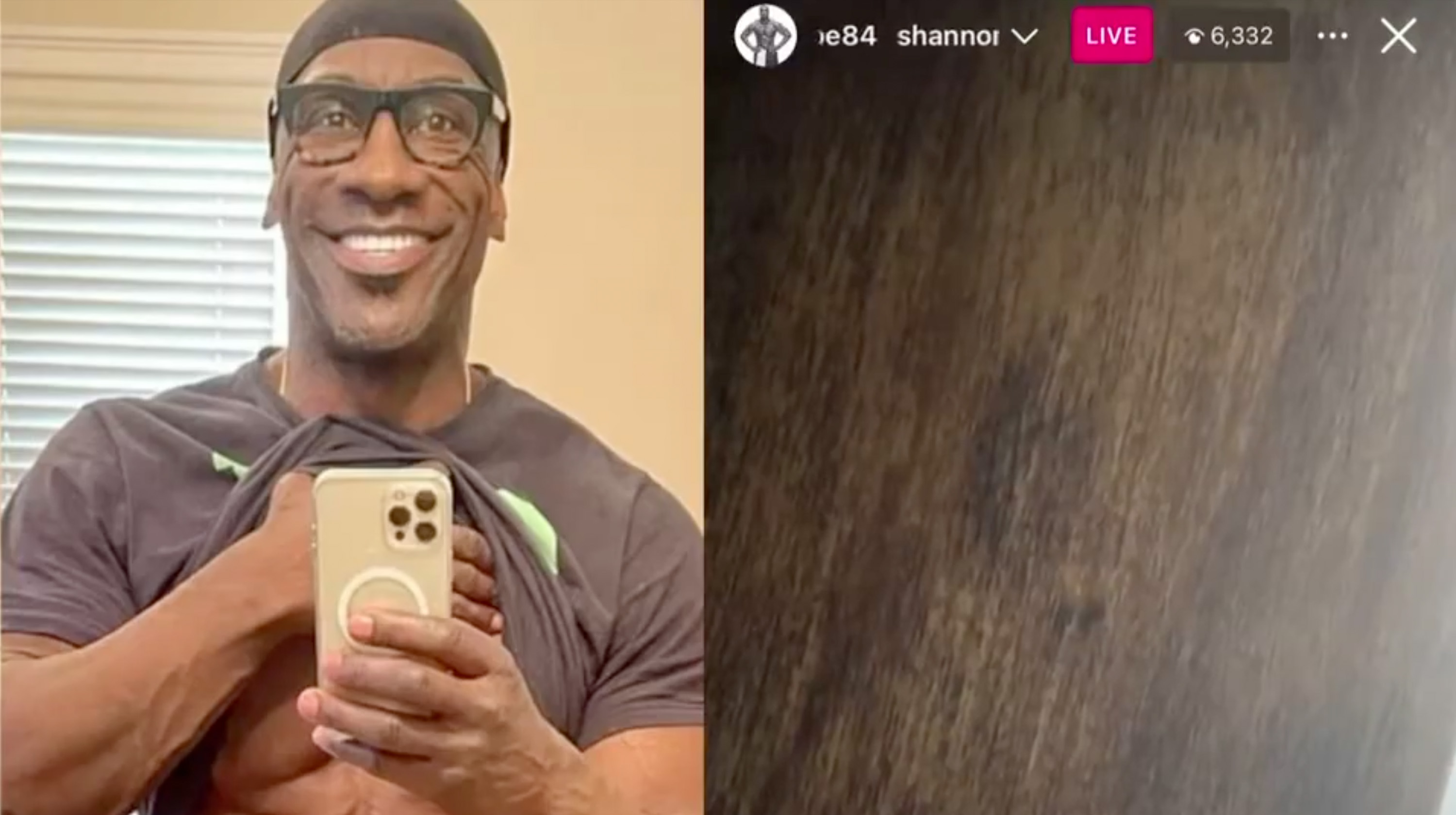 Shannon Sharpe Instagram Live Video Leak Meme Template