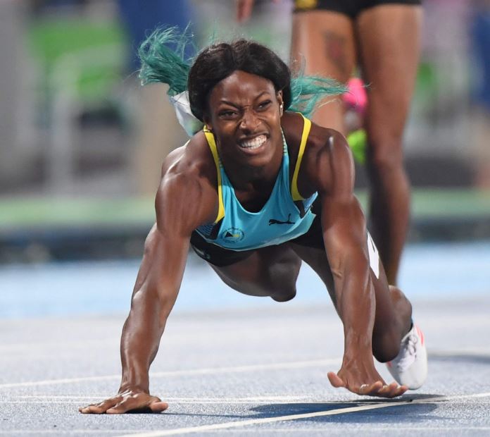Shaunae Miller's Finish Line Dive Meme Template