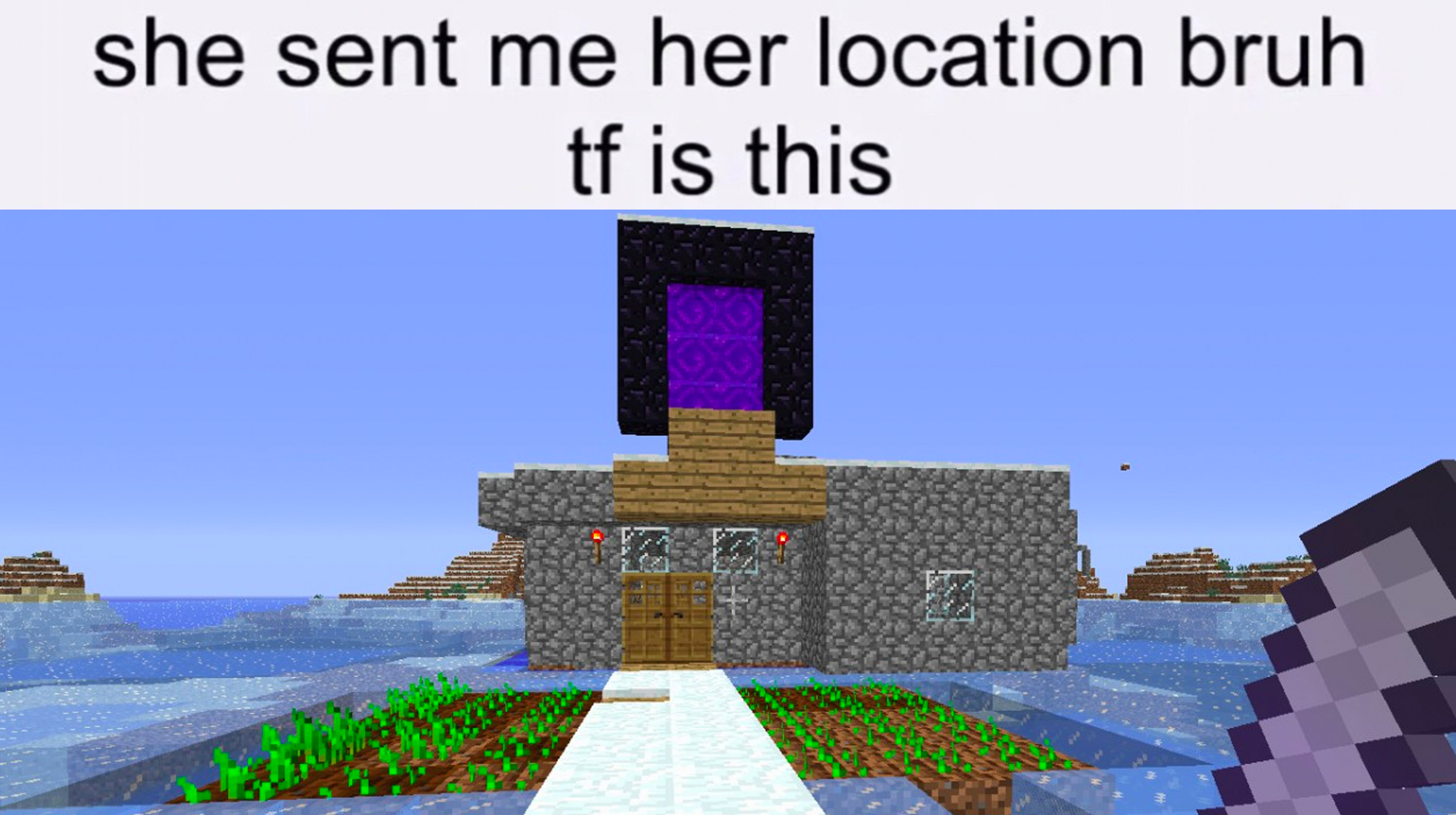 She Sent Me Her Location Bruh TF Is This