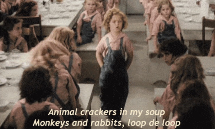 Shirley Temple Boxset Commercial Meme Template