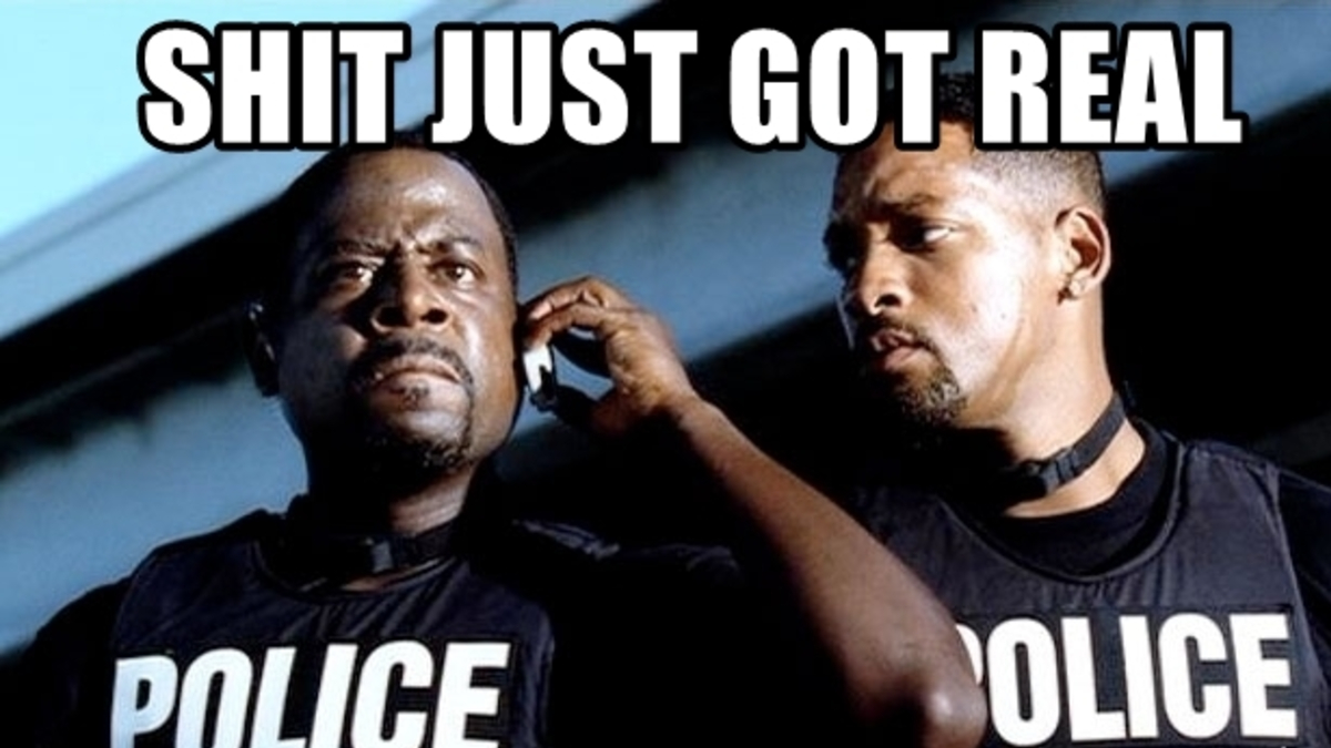 Shit Just Got Real