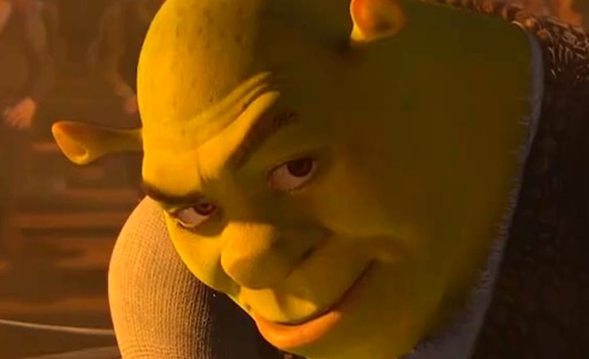 Shrek Rizz Meme Template