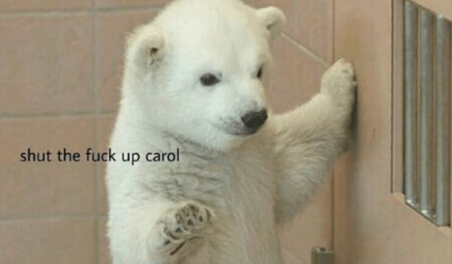Shut Up, Carol Meme Template