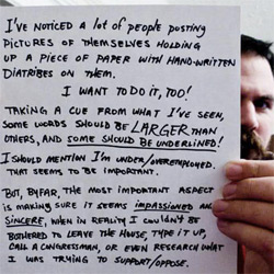 Sign Holding Meme Template