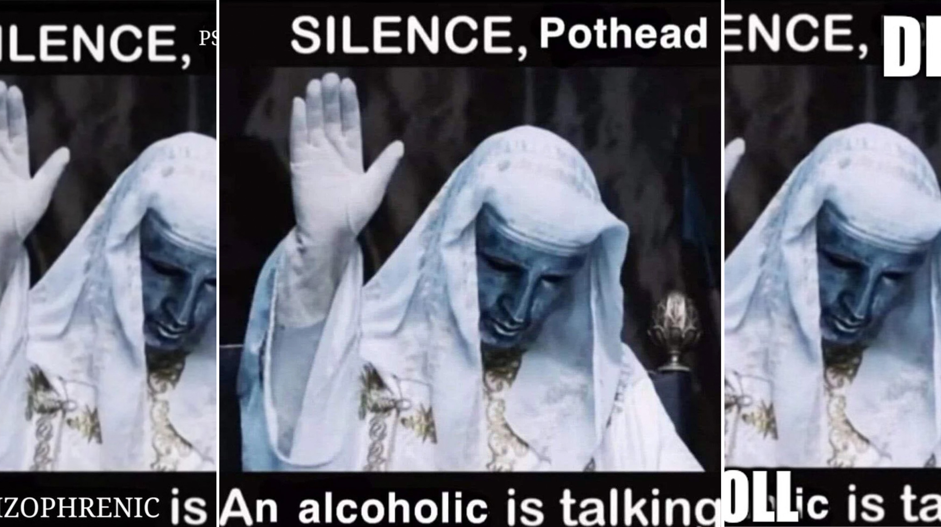 Silence X, a Y Is Talking