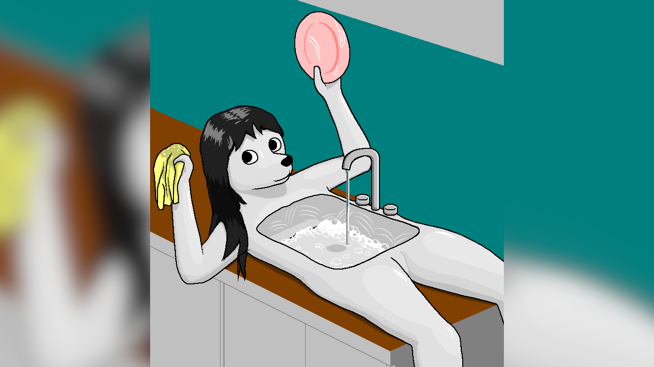 Sink Dog Meme Template