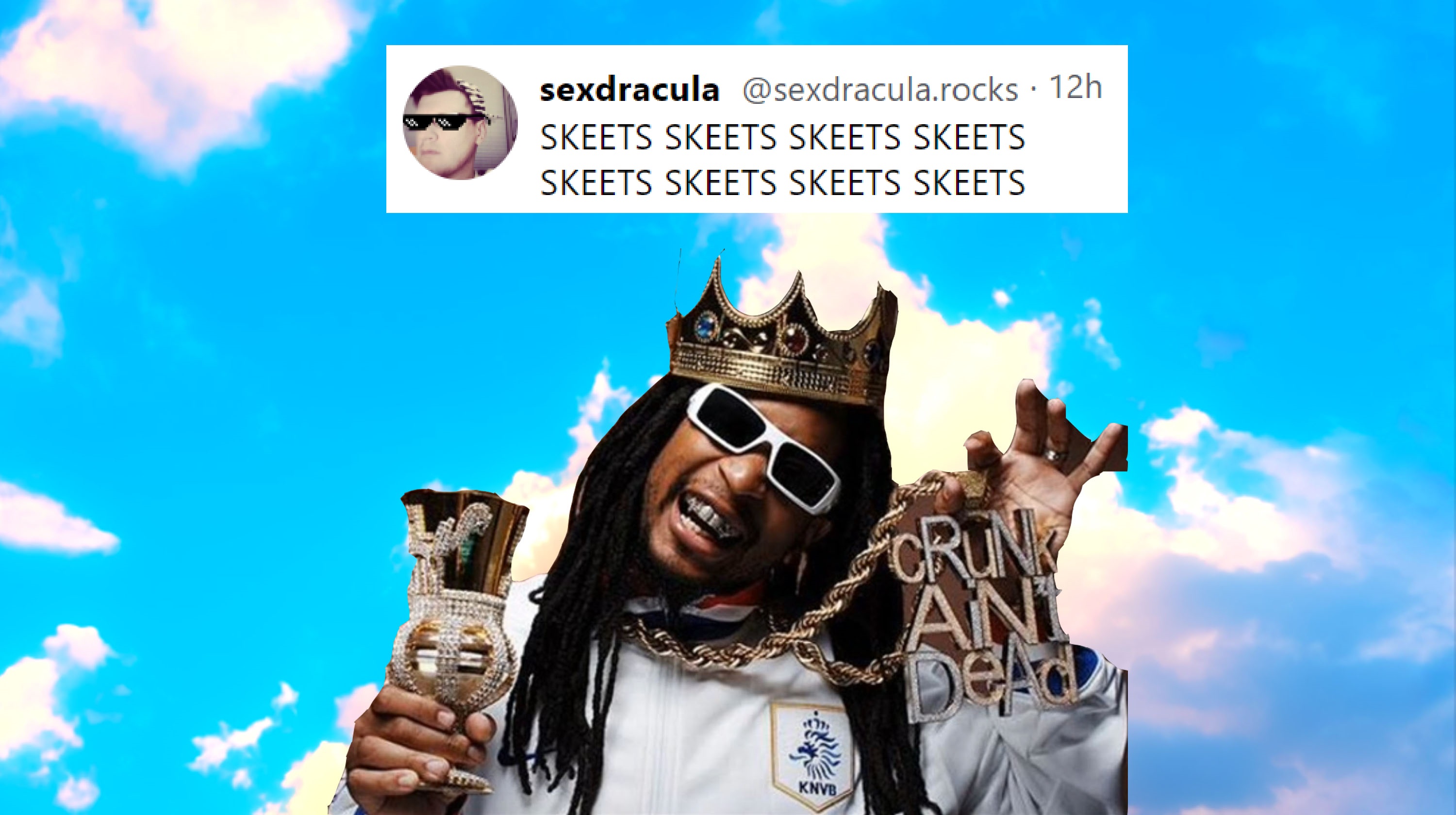 Skeet (Bluesky Slang) Meme Template